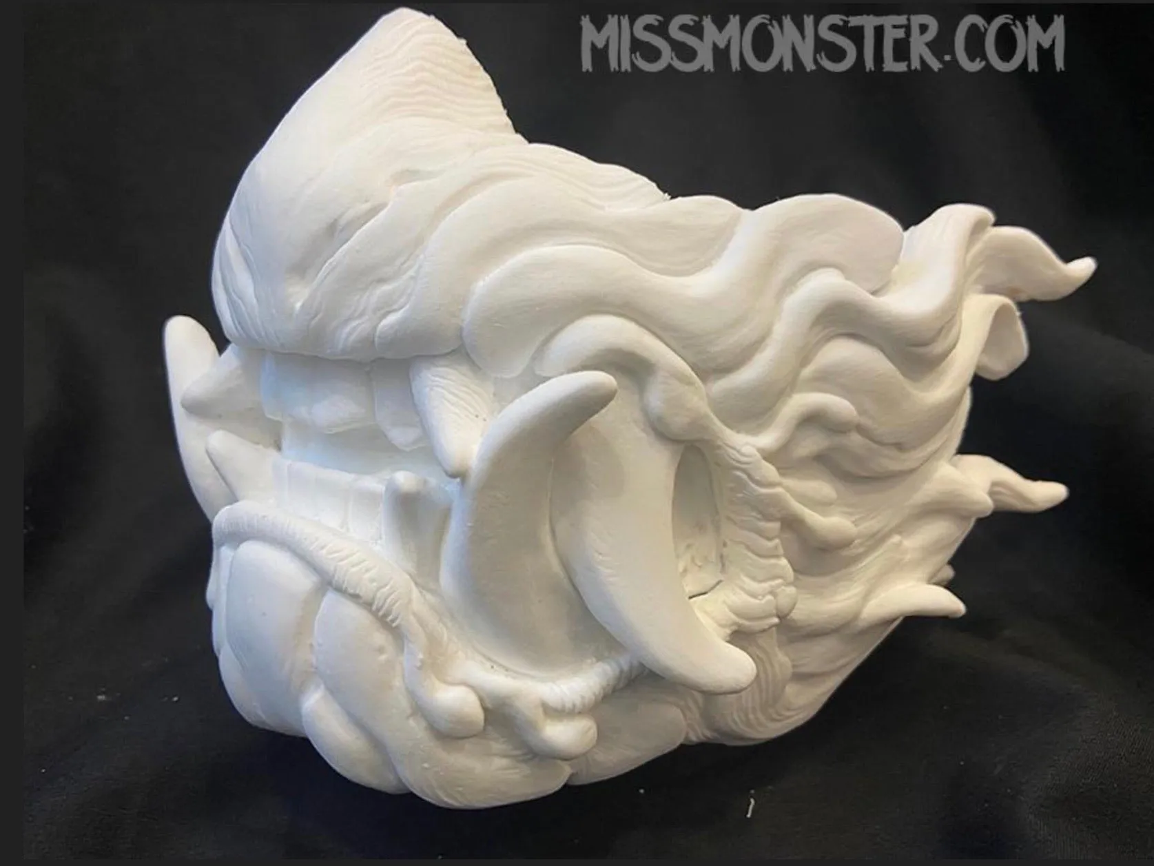 ( OPENS FRIDAY JAN 22ND 2PM PST) SNARL HALF MASK BLANK- *** PRE-ORDER! WILL NOT SHIP FOR 3-6 WEEKS***