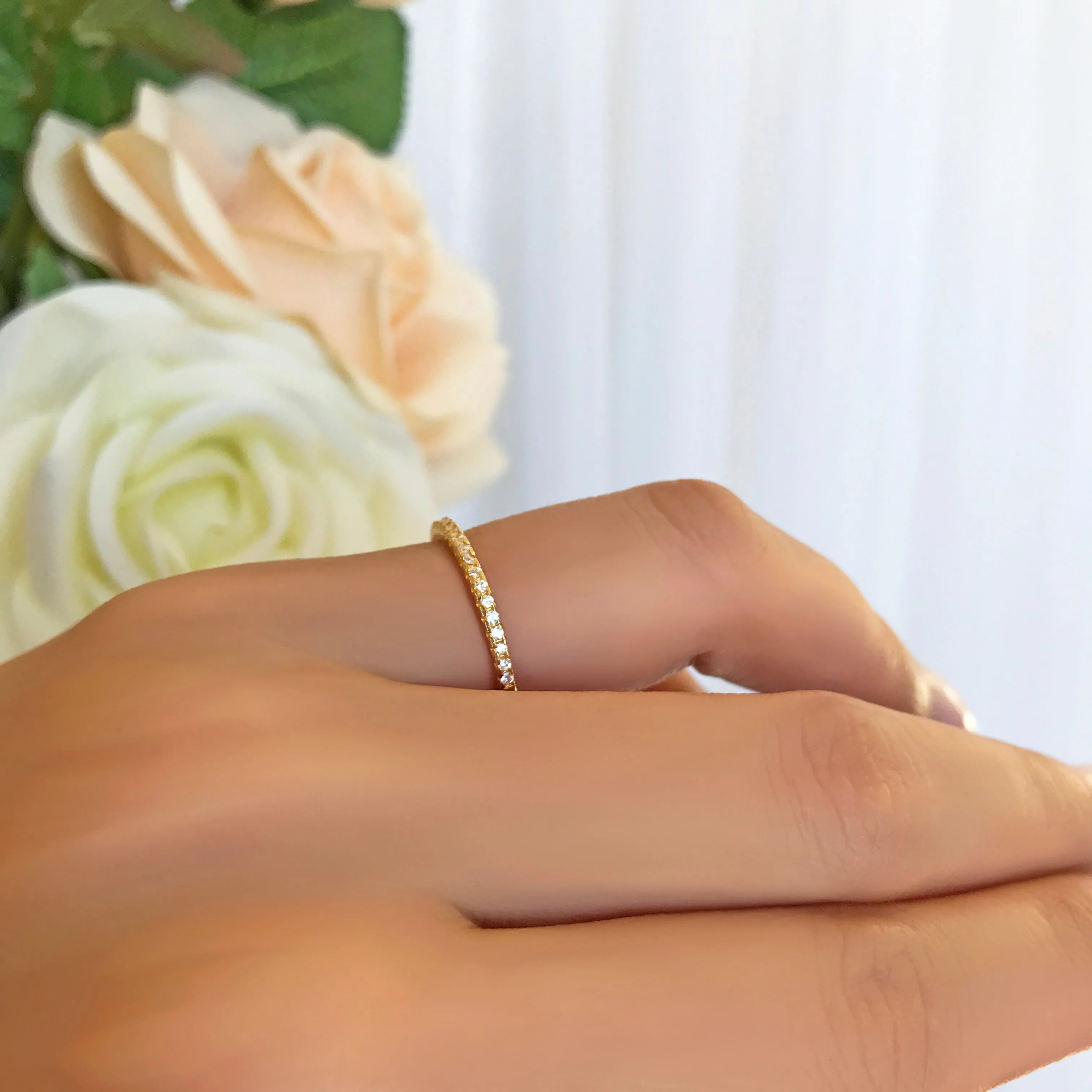 Classic Half Eternity Band - Yellow GP