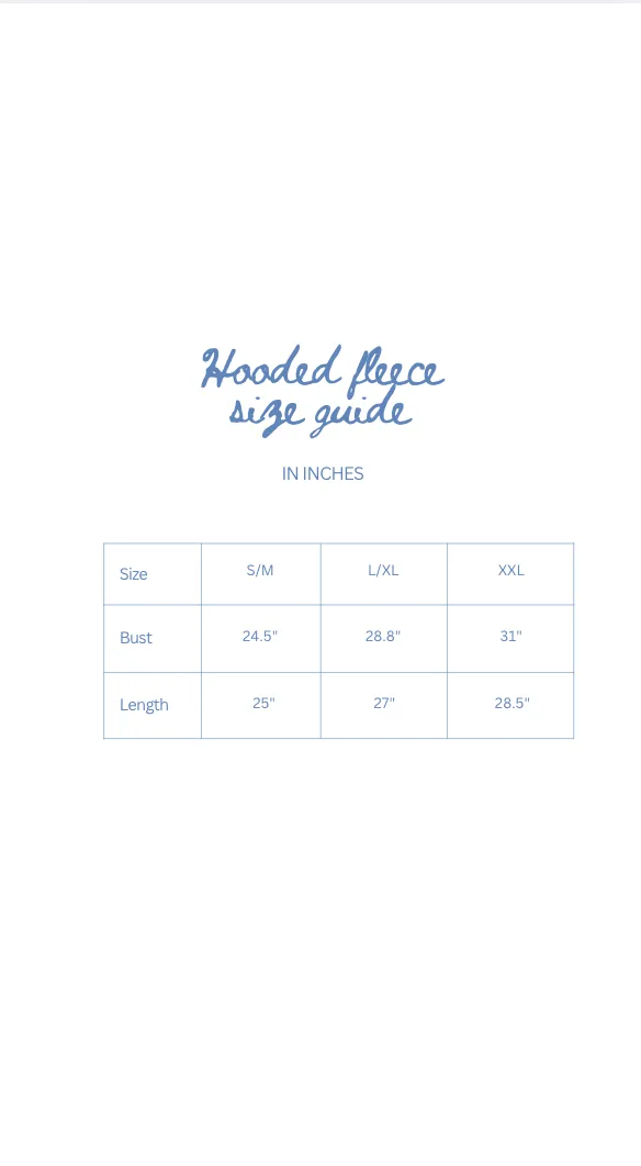 Hooded Fleece