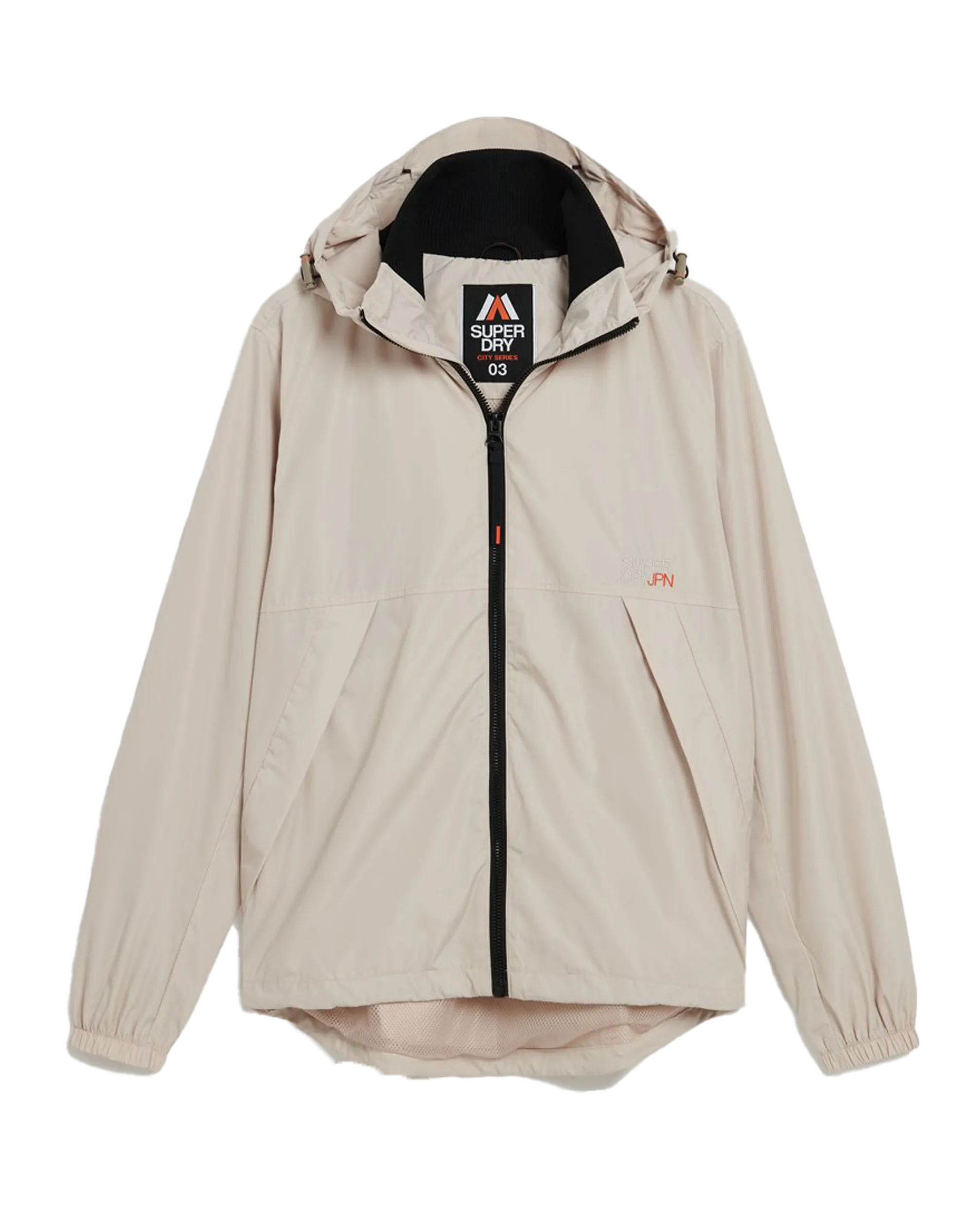 Hooded SD Windbreaker Jacket in Chateau Grey