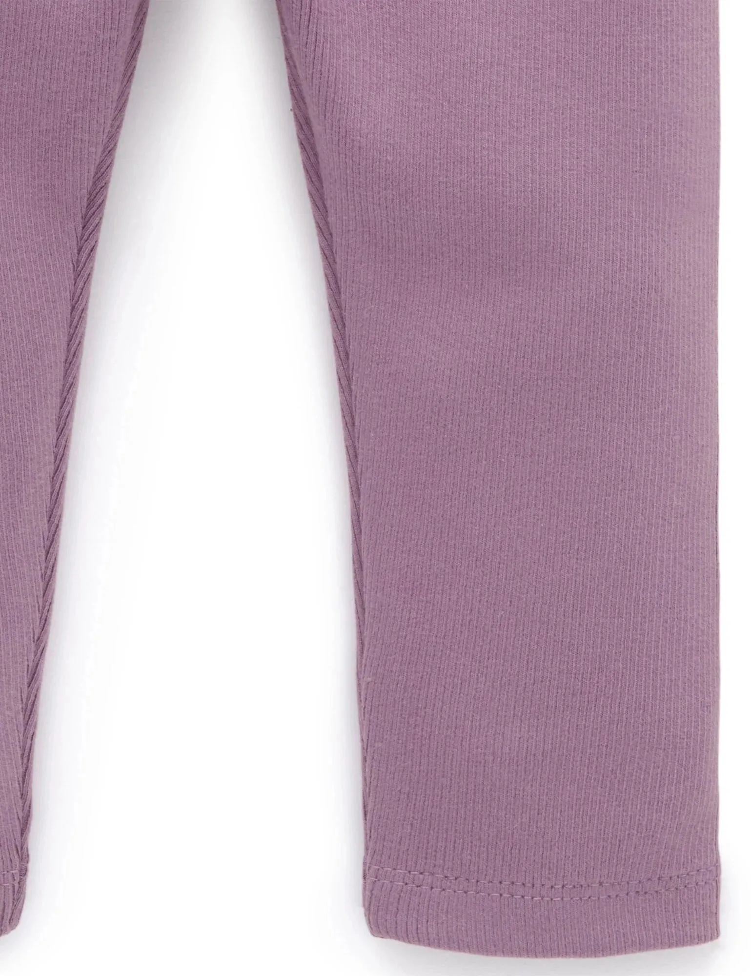 Purebaby - Thick Rib Leggings | Heather