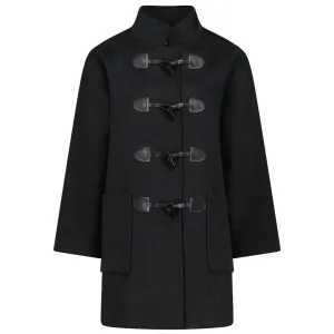 Virginia Wool Duffle Coat - Black